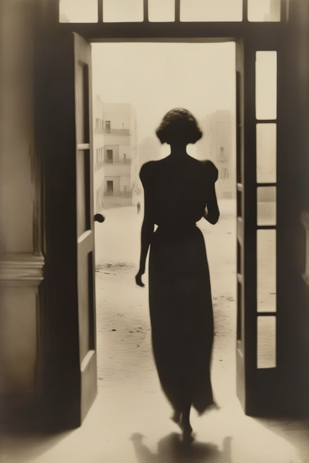 00410-1104538154-_lora_Ando Fuchs Style_1_Ando Fuchs Style - Create an image of a woman in her twenties, seen from behind, leaving an empty apart.png